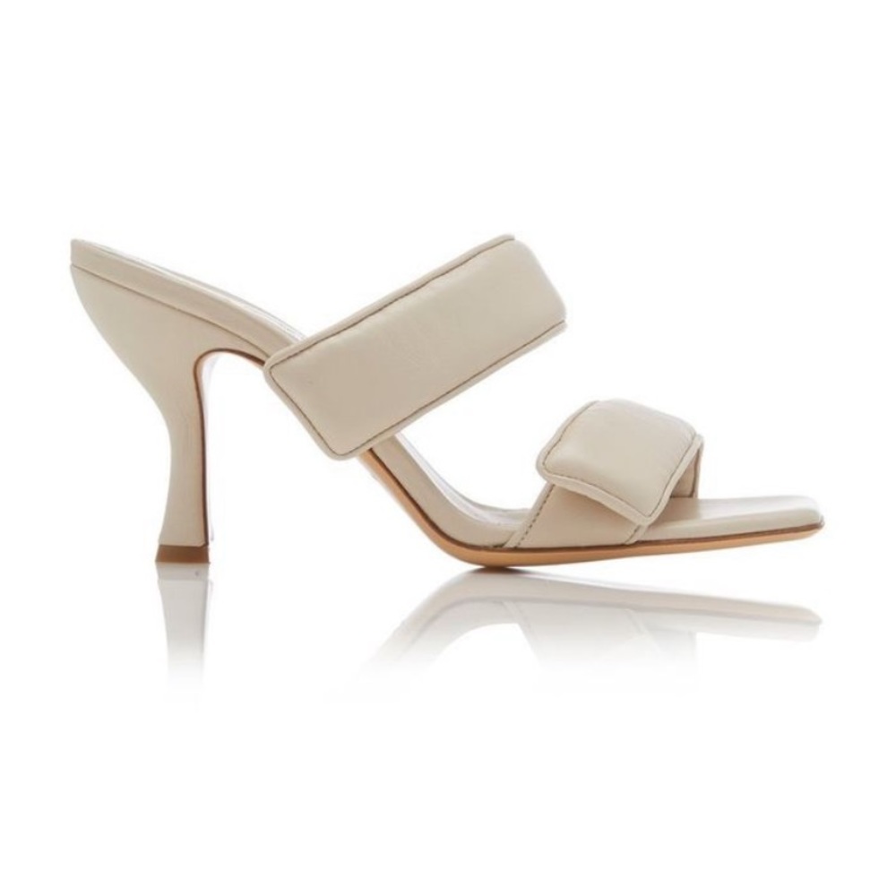 Gia Borghini Gia x Pernille Teisbaek Two-Strap Padded Leather Sandals